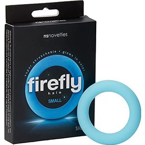 NS Novelties Firefly Halo Small Blue Cockrings Silicone