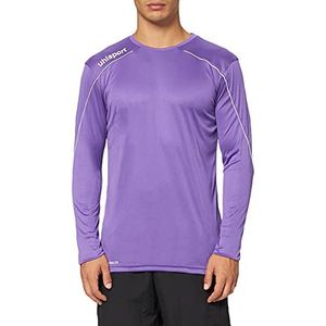 uhlsport Stream 22 herenshirt met lange mouwen, Paars/Wit