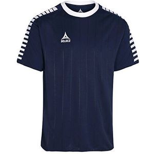 Select Player Shirt S/S Argentina Shirt Unisex, marineblauw, wit.