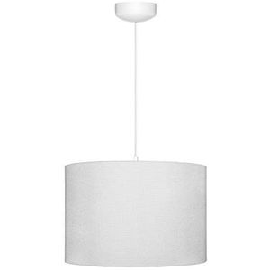 LAMPS & COMPANY Grijze plafondlamp kinderkamer - grote ronde lampenkap met een diameter van 35 cm - ideaal als kinderkamer lamp voor meisjes en jongens - Scandinavische lamp