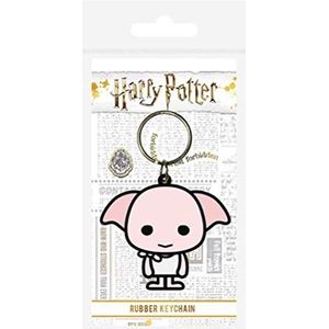 Harry Potter sleutelhanger in Chibi-stijl, rubber, 4,5 x 6 cm, meerkleurig