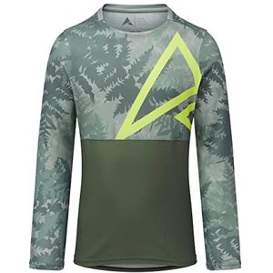 Altura Spark LS Maillot VTT unisexe pour enfants, Olive, 5 ans