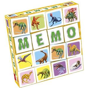 Tactic 55802 Match MEMO Familiedienblad eenvoudig te spelen voor kinderen grappige dinosaurussen paar | Memory Game voor kinderen vanaf 3 jaar