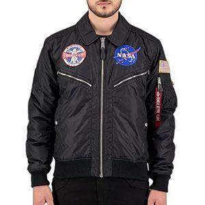ALPHA INDUSTRIES Spacewalk Jas Jurk Unisex Volwassenen Zwart, L, zwart.