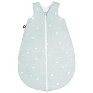 Julius Zöllner 9040910136 slaapzak voor baby's voor de zomer, 100% katoen, maat 90, 12-24 maanden, standaard 100 van Oeko-Tex, mint blauw, 400 g