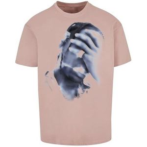 Mister Tee - 4 AM Oversize Heren T-shirt - Roze