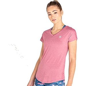 Dare 2b Vigilant Lightweight Quick Drying Active Gym T-shirt voor dames, Mesa Rose