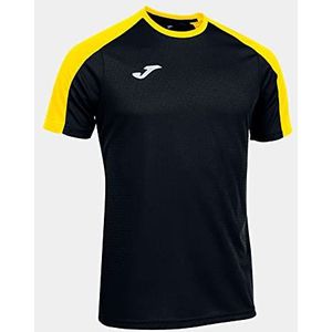 Joma Eco Championship T-shirt met korte mouwen voor heren, Zwart/Geel