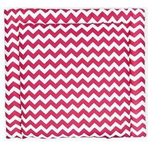 KraftKids Aankleedkussen 85x75 cm Chevron Magenta