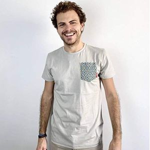 Cruzcampo Andalusian T-shirt voor volwassenen, uniseks, Pride Green, Wit.