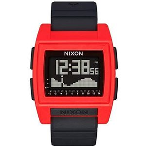 Nixon Sporthorloge A1307-209-00, Zwart/Rood, Riem