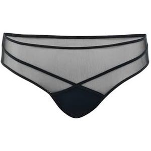 ATHENA Tulle K168 damesslips, zwart.