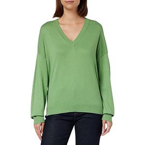 United Colors of Benetton Shirt V-hals M/L 103cd400y dames sweater (1 stuk), Lichtgroen 2 K7