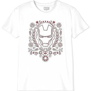 Marvel T-shirt, jongens, wit, 12 jaar, Wit.