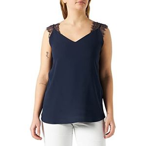 IPEKYOL Damesblouse met kant, casual pasvorm, ECRU