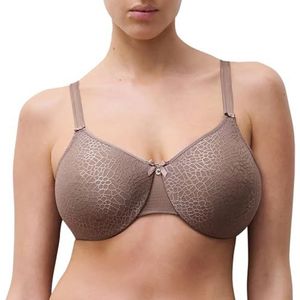 Chantelle - Dames - zeer omhullende beha met cups Spacer C Beautiful - optimaal comfort en perfecte grip, Cappuccino