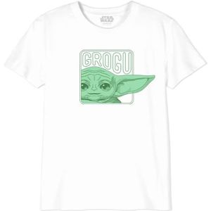 Star Wars Boswmants063 T-shirt voor jongens (1 stuk), Wit.