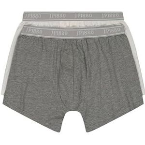 JP 1880 Set van 2 jersey boxershorts voor heren, Wit