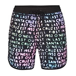 O'NEILL Scallop Heren Zwemshorts Black Neon Lights, 16 inch, 39035 Black Neon Lights, 39035 Black Neon Lights