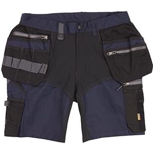 Blaklader 159813438699 ambachtsman stretch shorts, Navy/Zwart