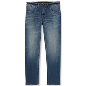 GARDEUR Bennet Heren Jeans Dark Rinse Used (7169), Maat: 31/34, Dark Spoelbakken gebruikt (7169), Gebruikt donkere spoelbak (7169)