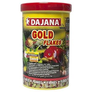 Dajana Gold Flakes enkel voer voor gevelde vissen en goudvissen (1000 ml)