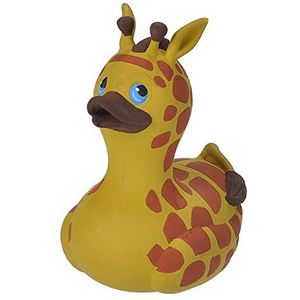 Wild Republic Rubber Duck Giraf, rubberen eend, badspeelgoed, cadeau-idee voor baby's, plastic eend, geweldig cadeau voor kinderen en volwassenen, 10 cm