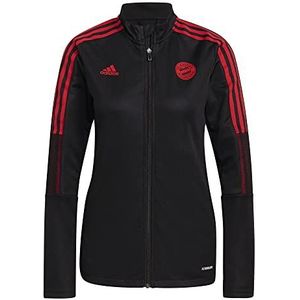 adidas FC Tk Jkt W Damesjas, zwart.