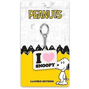 SNOOPY Imagine sleutelhanger met metalen ring, origineel design, grappig, duurzaam, licht, ideaal voor kinderen en jongeren, 8 x 3 cm, pastelblauw, pastelblauw, Estándar, casual, Pastel Blauw, Casual