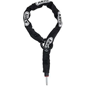 ABUS Frame-slotketting voor frameslot adapter chain 2.0 6KS - ketting voor secundaire beveiliging van de fiets - 6 mm dik - 110 cm lang - zwart - met insteekslot 5954