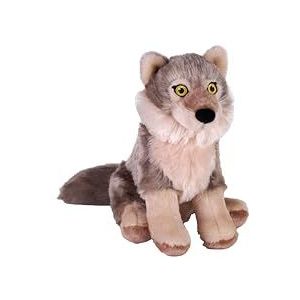 Wild Republic Cuddlekins Milieuvriendelijke mini-wolf, pluche dier, 20,3 cm, gevuld met gerecyclede waterflessen, milieuvriendelijk