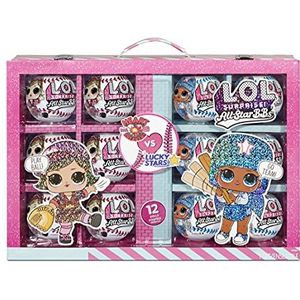 L.O.L. Surprise! Ultimate Collection All-Star Sports Serie 1. 12 honkbalspelende poppen. + 90 verrassingen: verzamelkaarten, outfits, accessoires verzameldoos, jongens/meisjes, 3 jaar en ouder