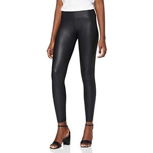 Pieces New Shiny Leggings voor dames, Zwart