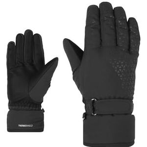 Ziener KISAR Gants de ski/sports d'hiver pour femme - Imperméables - Sans PFC - Noir - 8,5