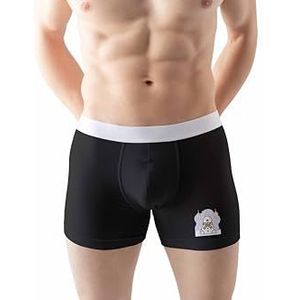 Green Fish Boxershorts voor heren, zwart.
