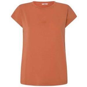 Pepe Jeans T-shirt Felice pour femme, Orange (orange coucher de soleil), S