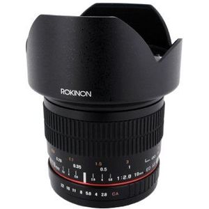 Rokinon 10 mm F2.8 ED AS NCS Ultragroothoeklens voor Olympus en Panasonic Micro 4/3 (MFT) (10 M-MFT) digitale camera's zwart