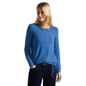 Cecil B320456 T-shirt met lange mouwen voor dames, Dynamische blauwe mix
