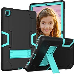 Galaxy Tab A7 hoes, Samsung A7 hoes met standaardfunctie voor Samsung Tablet A7 10.4 SM-T500/T505/T507, zwart/groen