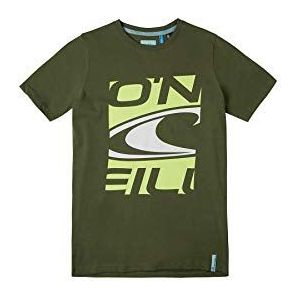 O'Neill Wave T-shirt met korte mouwen voor jongens, groen (olijfbladeren)