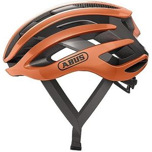 ABUS - AirBreaker Racefietshelm - Premium fietshelm voor professionele fietsen - voor dames en heren - oranje, L