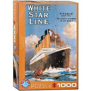 Eurographics Puzzel Titanic White Star Line 1000 stukjes