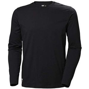Helly Hansen Shrug Sweatshirt voor heren, zwart, maat S, borstomvang 92 cm, zwart.