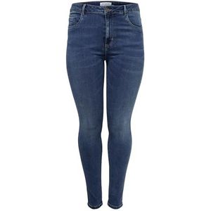 ONLY Carmakoma NOS Caraugusta Hw SK DNM Jeans MBD Noos Skinny, blauw (Medium Blue Denim Medium Blue Denim), 50/L34 (maat fabrikant: 50) dames, Blauw