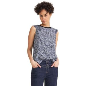 Haut avec volants, Bleu roi intense, 38