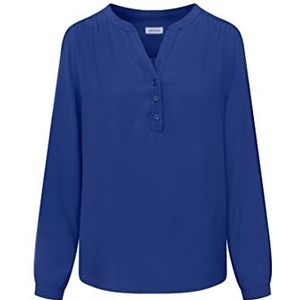Seidensticker Blouse met lange mouwen, normale pasvorm, damesblouse, Lichtblauw