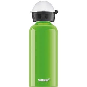 SIGG - Aluminium kinderfles - Kids Kicker - Waterdicht & licht - BPA-vrij - CO2-neutraal gecertificeerd - Lichtgroen - 0,4L