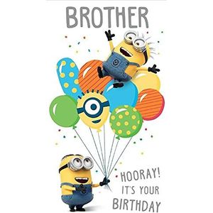 Verjaardagskaart met opschrift ""Brother Minions"", Ich - einfach unverbesserlich ""Brother