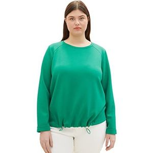 TOM TAILOR Dames Sweat-shirt 1035932, 31032 - Vivid Leaf Green, 54 Grande taille