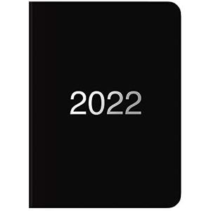 Letts of London Dazzle 22-080890 weekkalender 2022, A6, zwart